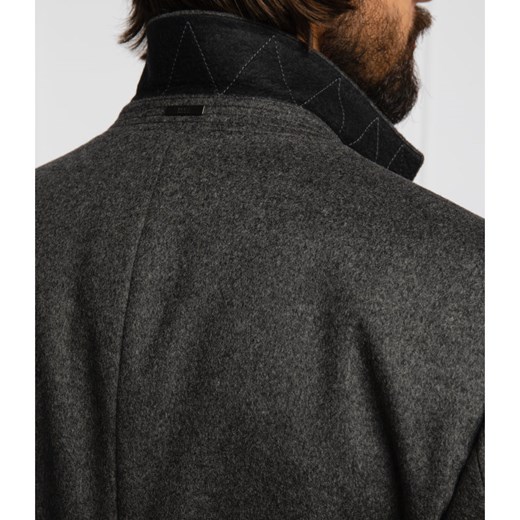 BOSS Wełniany płaszcz Nye2 | z dodatkiem kaszmiru 56 Gomez Fashion Store promocyjna cena