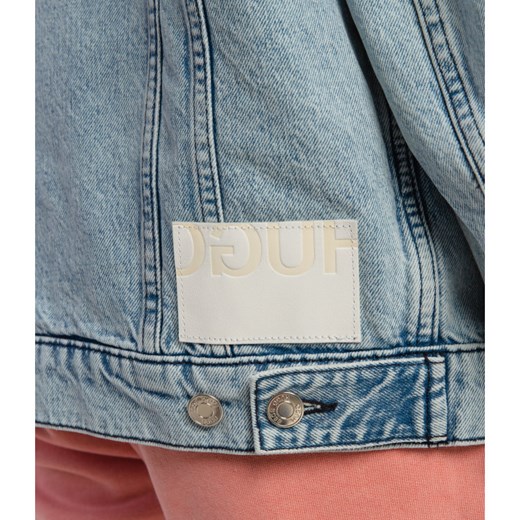 HUGO Kurtka jeansowa Giannina | Loose fit | denim L wyprzedaż Gomez Fashion Store