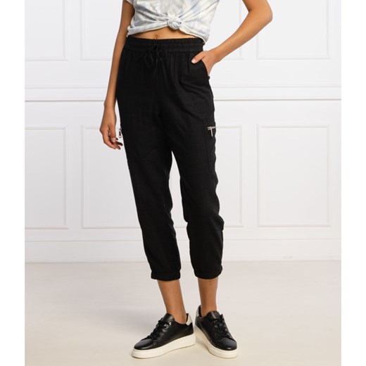 DKNY JEANS Lniane spodnie | Regular Fit S okazyjna cena Gomez Fashion Store