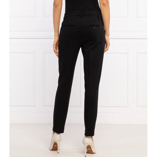 Dondup - Made In Italy spodnie damskie czarne eleganckie