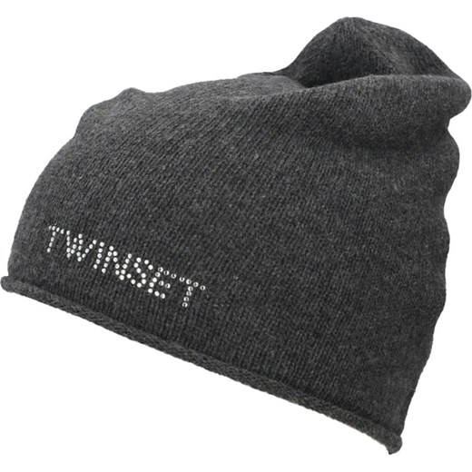 TWINSET Czapka | z dodatkiem wełny i kaszmiru Twinset Uniwersalny okazja Gomez Fashion Store
