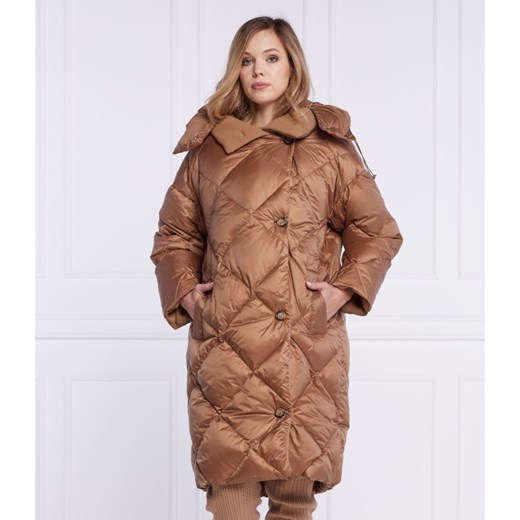 Marella SPORT Puchowy płaszcz GAZZA | z dodatkiem wełny Marella Sport 38 wyprzedaż Gomez Fashion Store