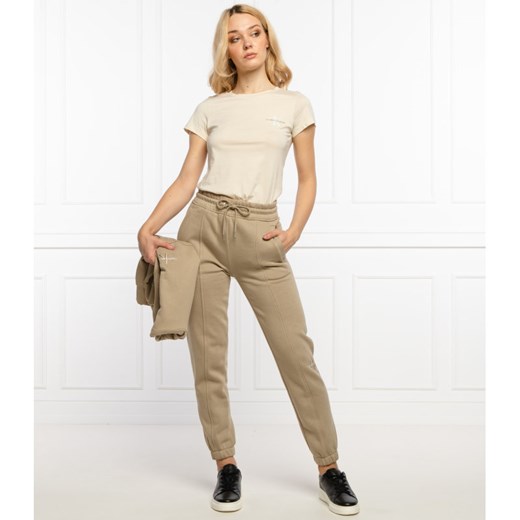 CALVIN KLEIN JEANS Spodnie dresowe MONOGRAM | Regular Fit L Gomez Fashion Store promocja