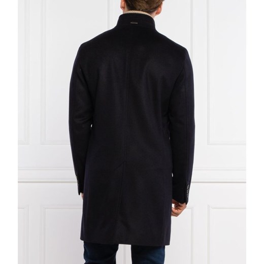 BOSS Wełniany płaszcz H-Hyde Standup 214 | z dodatkiem kaszmiru 52 Gomez Fashion Store promocyjna cena