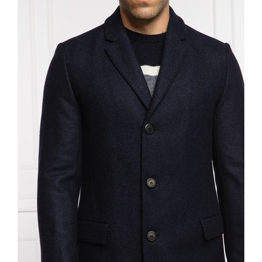 HUGO Wełniany płaszcz MIGOR 2141 52 Gomez Fashion Store wyprzedaż