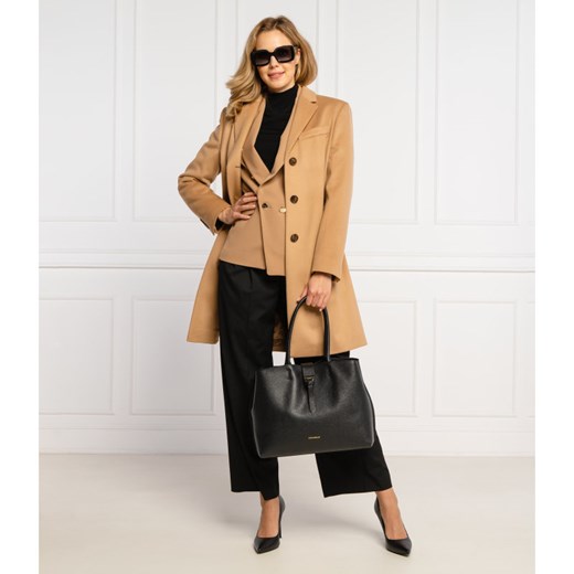 BOSS Wełniany płaszcz Celiya | z dodatkiem kaszmiru 42 wyprzedaż Gomez Fashion Store