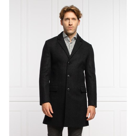 HUGO Wełniany płaszcz MIGOR 214J1 52 okazja Gomez Fashion Store