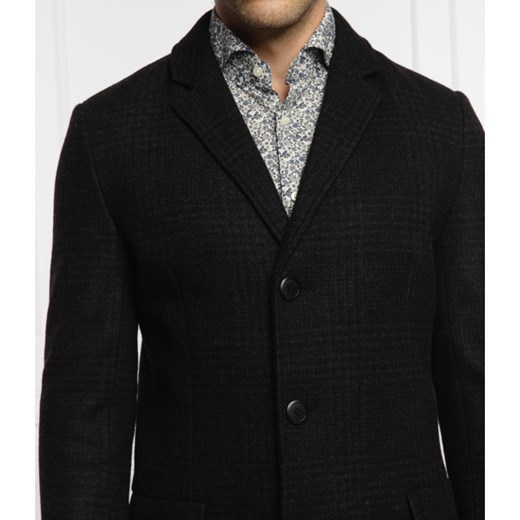 HUGO Wełniany płaszcz MIGOR 214J1 48 okazja Gomez Fashion Store