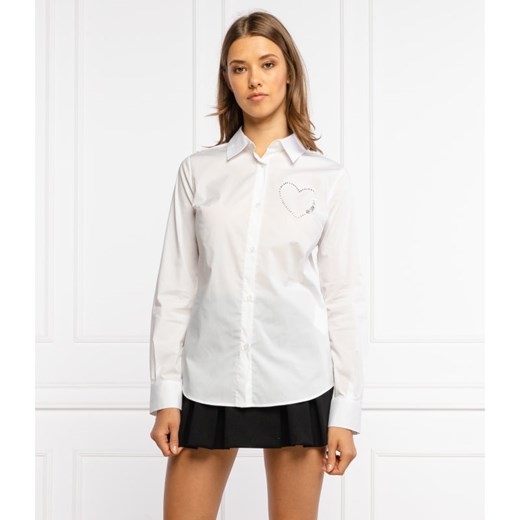 Love Moschino Koszula | Regular Fit Love Moschino 34 wyprzedaż Gomez Fashion Store