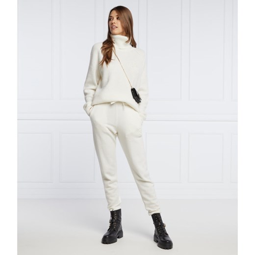 Karl Lagerfeld Wełniany spodnie dresowe | Slim Fit | z dodatkiem kaszmiru Karl Lagerfeld S wyprzedaż Gomez Fashion Store