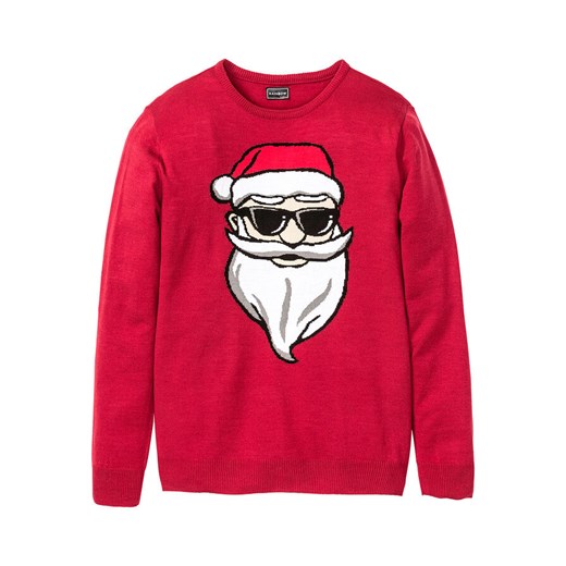 Sweter z bożonarodzeniowym motywem | bonprix 52/54 (L) okazja bonprix