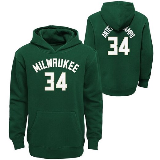 Bluza młodzieżowa NBA Milwaukee Bucks 34 Janis Andetokunmbo OuterStuff Outerstuff L wyprzedaż SPORT-SHOP.pl