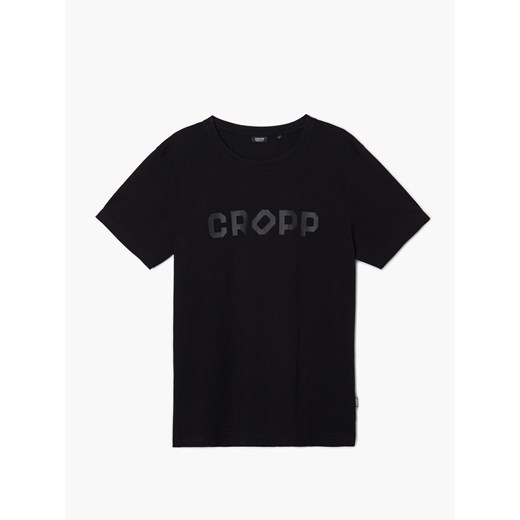 Cropp - Koszulka z nadrukiem Cropp - czarny ze sklepu Cropp w kategorii T-shirty męskie - zdjęcie 128186845