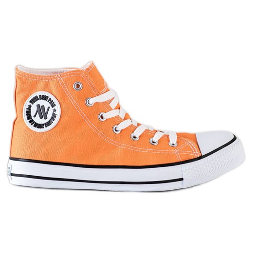Wysokie Trampki New Age pomarańczowe New Age 38 ButyModne.pl