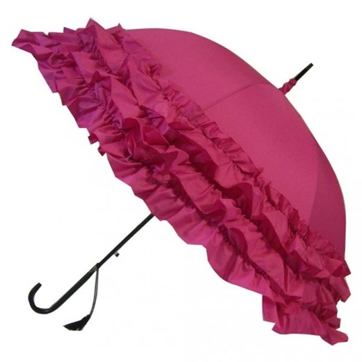 Boutique Frill różowa parasolka z falbanami Soake  Parasole MiaDora.pl