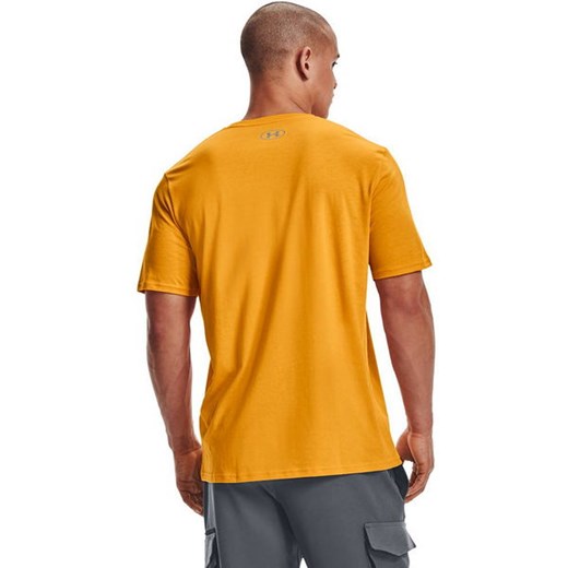 T-shirt męski Under Armour pomarańczowa z krótkim rękawem 