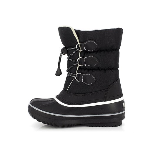 Buty zimowe dziecięce czarne Kimberfeel na zimę sznurowane 