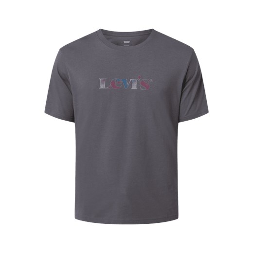 T-shirt o kroju relaxed fit z nadrukiem z logo S wyprzedaż Peek&Cloppenburg 