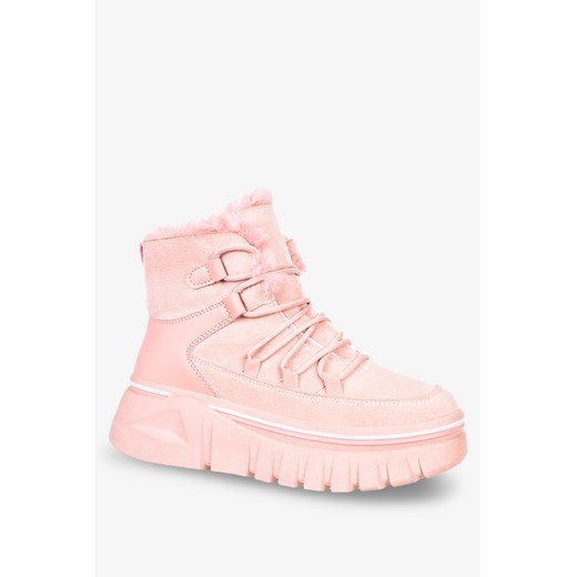 Śniegowce damskie Casu różowe 