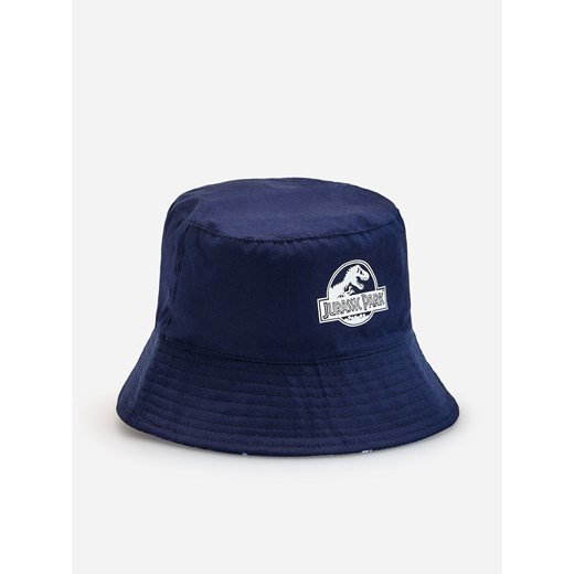 Reserved - Dwustronny kapelusz bucket hat Jurassic Park - Granatowy Reserved S/M okazyjna cena Reserved