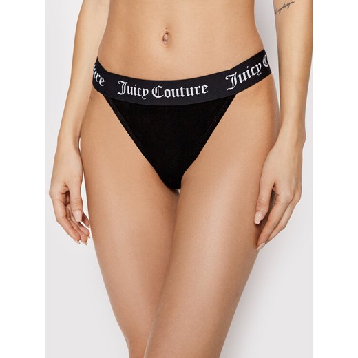 Figi brazylijskie z wysokim stanem Velvet JCLR220002 Czarny Juicy Couture XL okazja MODIVO