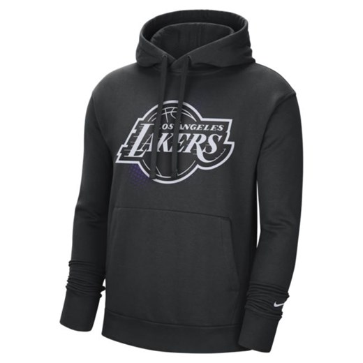 Męska dzianinowa bluza z kapturem Los Angeles Lakers Nike NBA - Czerń Nike M Nike poland