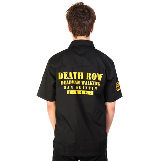 Koszula więzienna  DEATH ROW SHIRT- SAN QUINTIN rockzone-pl czarny cytrusowe