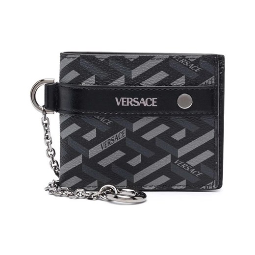 Versace, Bi-fold wallet Czarny, male, Versace ONESIZE showroom.pl