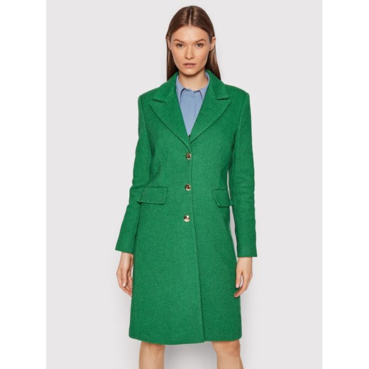 Płaszcz damski zielony Rinascimento 