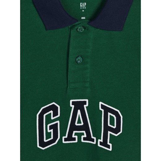 T-shirt chłopięce Gap zielony bawełniany 