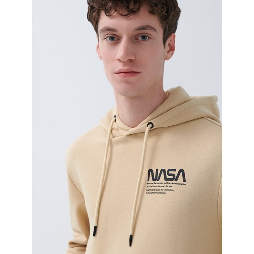 Bluza z kapturem NASA - Beżowy House XXL House
