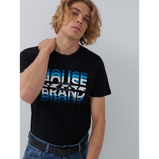 Koszulka z nadrukiem House Brand - Czarny House XXL House