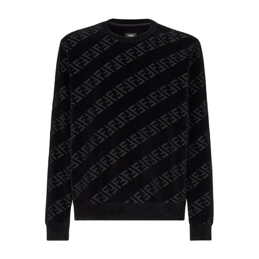 Fendi, Maglia Czarny, male, Fendi L showroom.pl