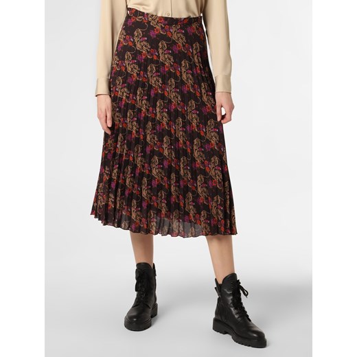 BOSS Spódnica damska Kobiety Sztuczne włókno bakłażanowy wzorzysty ze sklepu vangraaf w kategorii Spódnice - zdjęcie 128721307