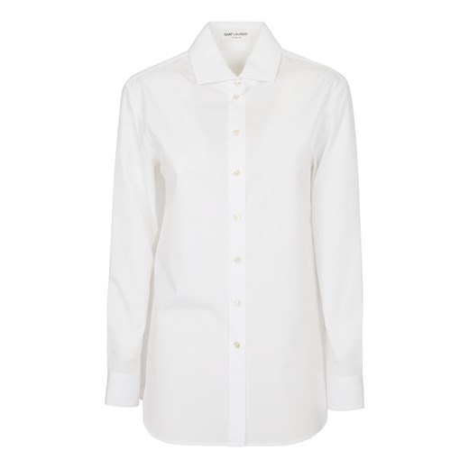 Saint Laurent, Oversized Poplin Shirt Biały, female, Saint Laurent 38 FR showroom.pl