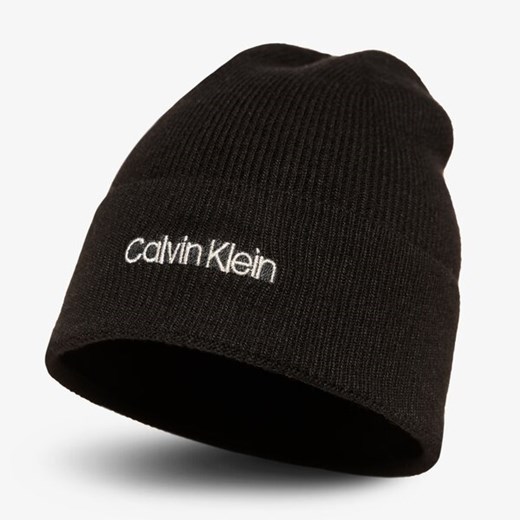 Czarna czapka zimowa męska Calvin Klein 