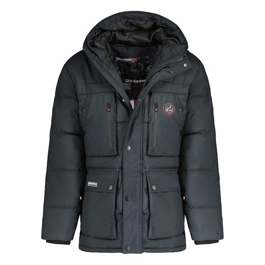 Parka czarna Geographical Norway casualowa 