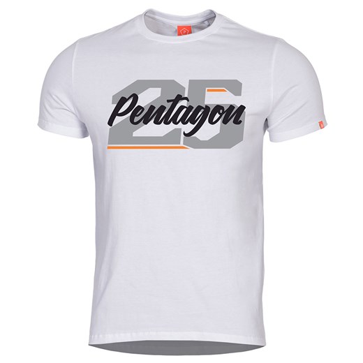 Koszulka T-Shirt Pentagon "Twenty Five" White (K09012-TW-00) Pentagon L okazyjna cena Militaria.pl