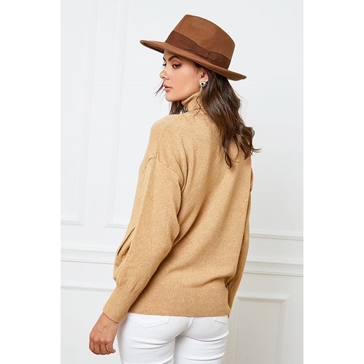 Sweter damski So Cachemire z golfem 