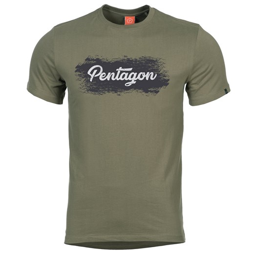 Koszulka T-Shirt Pentagon Grunge Olive (K09012-GU-06) Pentagon XS wyprzedaż Militaria.pl