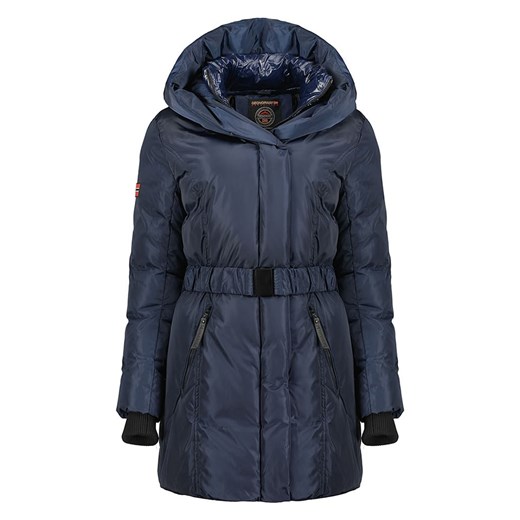 Kurtka damska Geographical Norway z kapturem długa