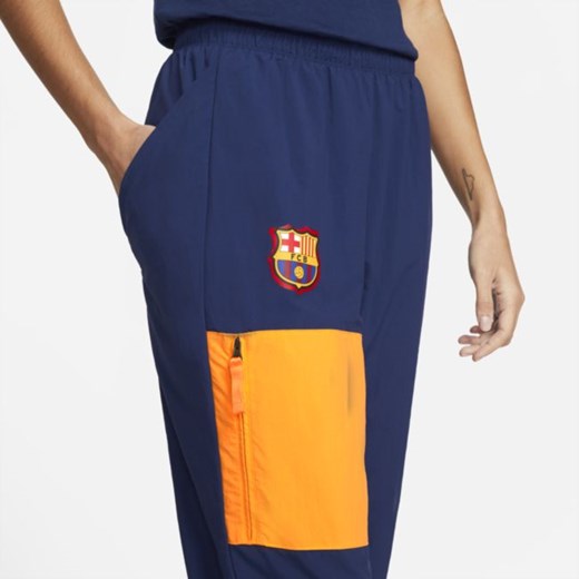 Damskie spodnie piłkarskie Nike Dri-FIT FC Barcelona - Niebieski Nike XS Nike poland wyprzedaż