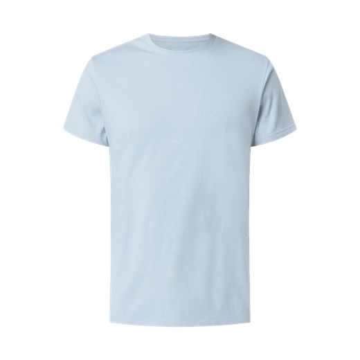 T-shirt męski Jockey niebieski bawełniany z krótkim rękawem 