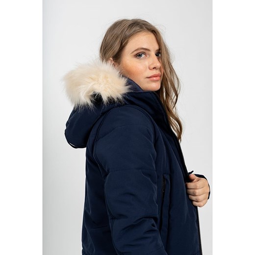 Parka damska White Goose jesienna granatowa 