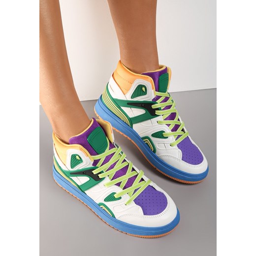 Buty sportowe damskie Renee sneakersy sznurowane 