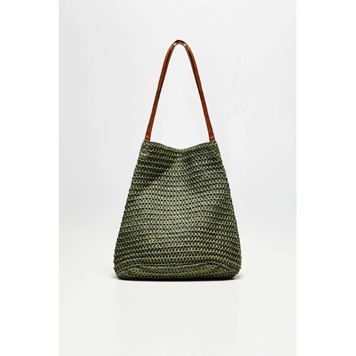 Pleciona torba typu worek uniwersalny okazja Moodo.pl