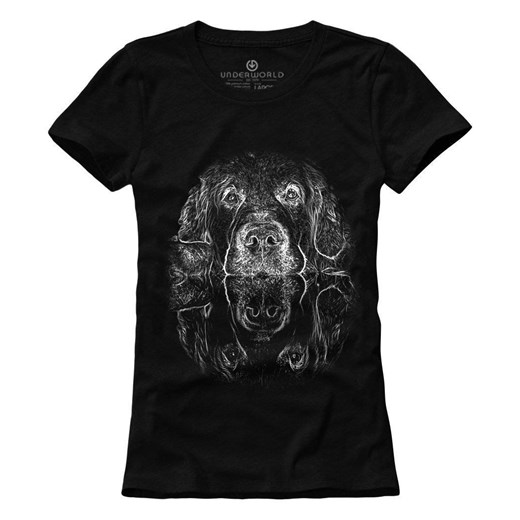 T-shirt damski UNDERWORLD Dog czarny Underworld XL okazyjna cena morillo