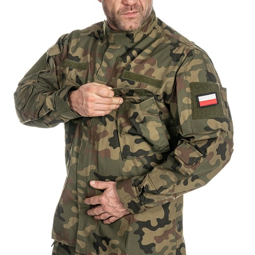 Bluza mundurowa Helikon CPU PoliCotton Ripstop PL Woodland wz.93 (BL-CPU-PR-04) 3XL Militaria.pl okazja