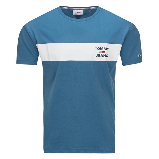 T-Shirt koszulka Tommy Jeans Chest Stripe Blue Tommy Jeans S okazyjna cena zantalo.pl