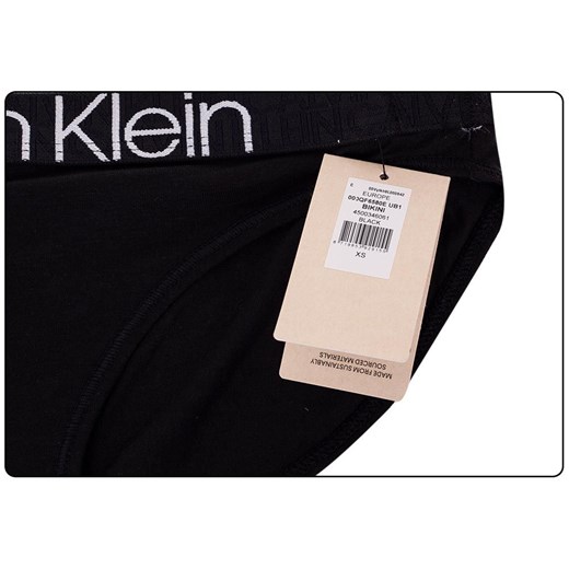 CALVIN  KLEIN MAJTKI DAMSKIE BIKINI BLACK 000QF6580E UB1 - Rozmiar: XS Calvin Klein Underwear XS okazyjna cena messimo